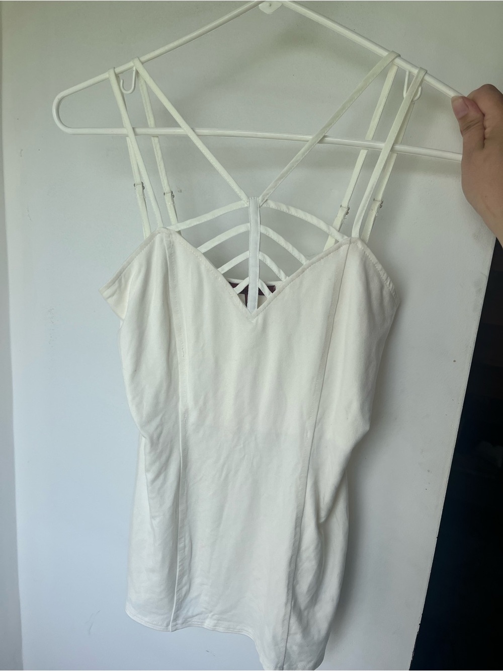 Red by BKE Strappy V-Neck Tank